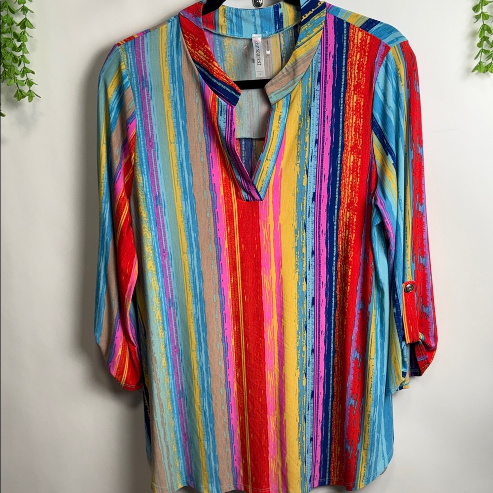 Scarlett Multicolor Striped Blouse